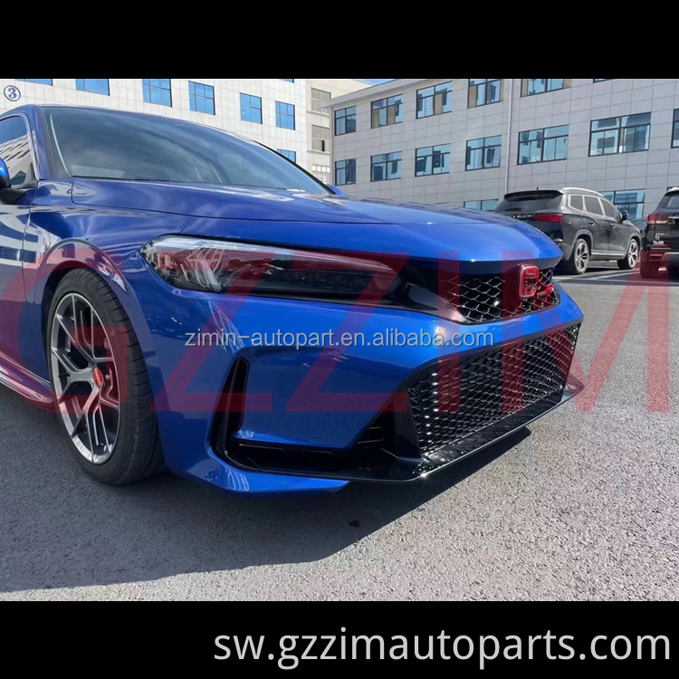 Vifaa vya Gari Kuboresha Kitengo cha mbele cha nyuma cha Bumper Bodykit Kwa Aina ya Civicl R